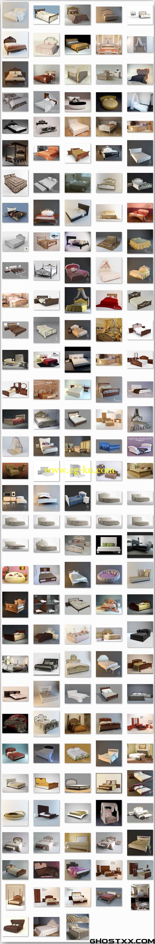 3DDD Bed的图片1