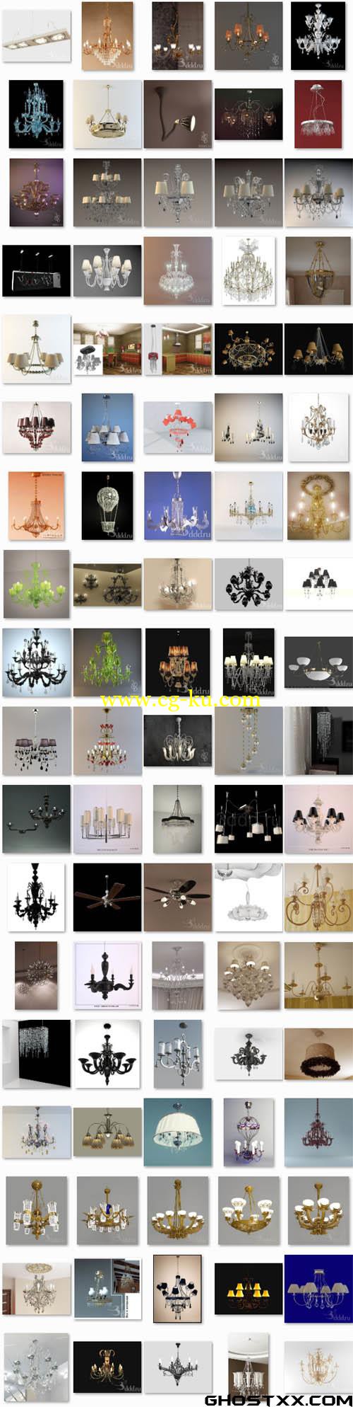 3DDD Chandeliers的图片1