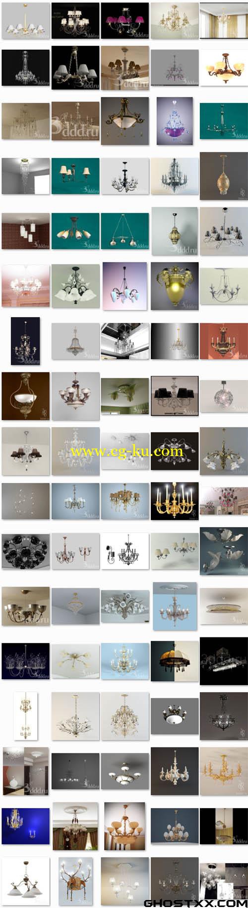 3DDD Chandeliers的图片2