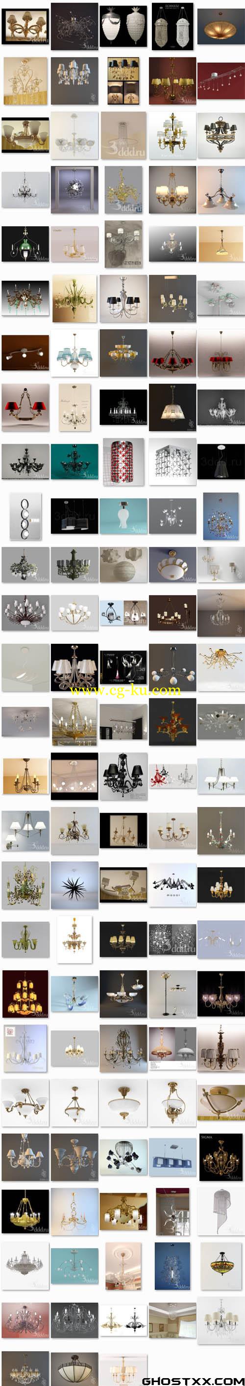 3DDD Chandeliers的图片3