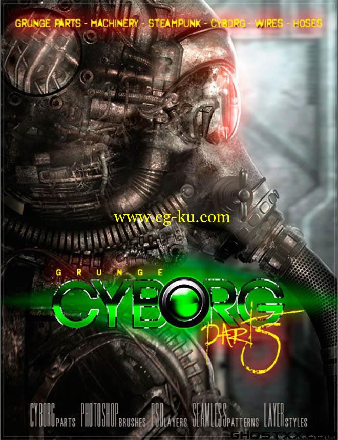 DAZ3D Poser Rons Cyborg Parts的图片1
