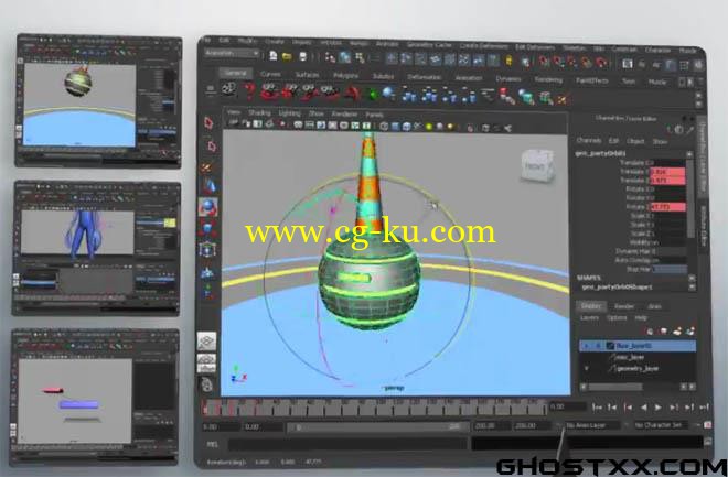 24部 Digital Tutors 系列的maya教程。的图片4