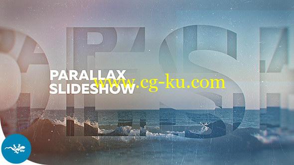 AE模板：大气震撼视觉冲击图文展示效果 Parallax Slideshow的图片1