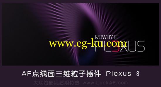 Win/Mac版：AE点线面三维粒子插件破解版 Rowbyte Plexus 3.0.10+使用教程的图片1