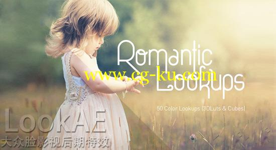 Win/Mac版：50组唯美浪漫LUTs电影风格调色预设 50 Romantic Lookups的图片1