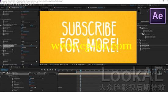 AE教程：制作定格抽帧文字动画效果 Stop Motion Effect in After Effects的图片1