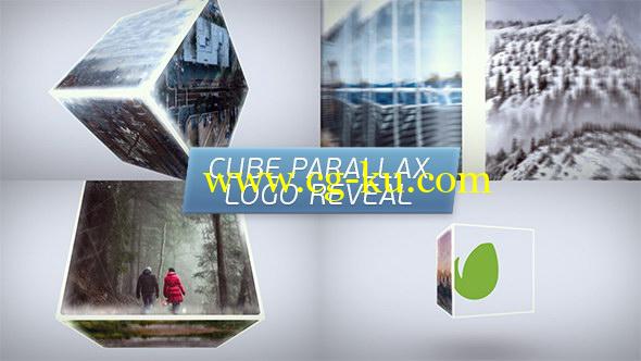 AE模板：旋转立方体LOGO片头展示 Cube Parallax Logo Reveal的图片1