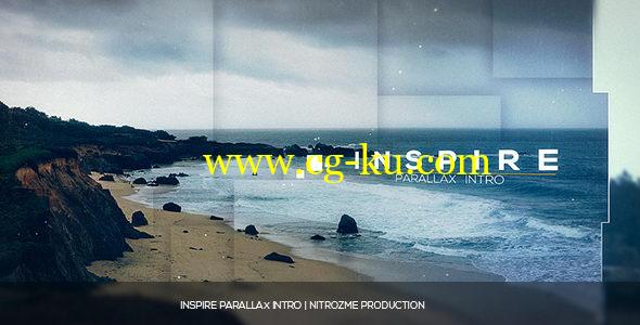 AE模板：大气视觉冲击幻灯片图文展示 Parallax Intro的图片1