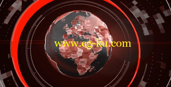 AE模板：广播电视新闻片头栏目包装 News opener的图片1