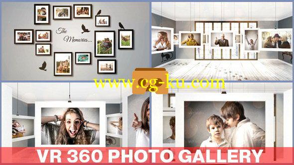 AE模板：创意 VR 360° 裸眼全景图片照片展示效果 VR 360 Photo Gallery的图片1
