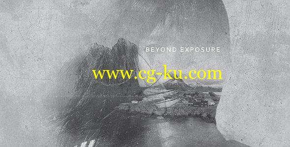 AE模板：黑白复古风格画面多种曝光叠加效果 Beyond Exposure的图片1