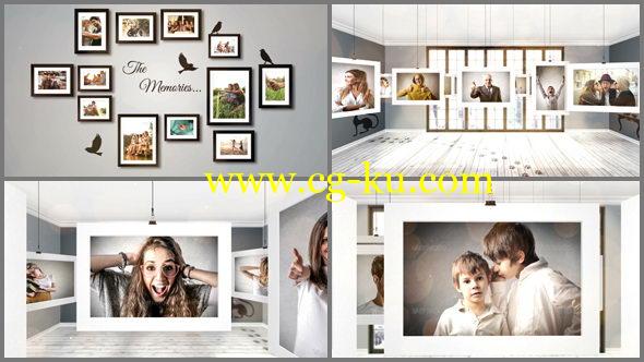 AE模板：室内悬挂相框相册图片展示 Room Photo Gallery的图片1