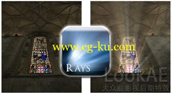 Ae/Pr/PS/达芬奇/Vegas/Nuke/OFX 射线体积光插件 Digital Film Tools Rays v2.0v9的图片1