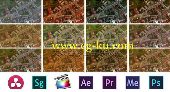 200组大疆航拍无人机暖色调LUTs电影预设 Phoenix Warm-Toned Color Grading LUTs for Drones的图片1