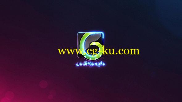 AE模板：能量电流描边LOGO标志片头 Logo Reveal的图片1