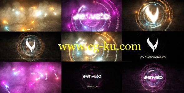 AE模板：漂亮能量拖尾粒子LOGO标志片头 Particles Energy的图片1