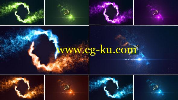 AE模板：魔法粒子碰撞LOGO标志展示 Magic Particles Logo Reveal的图片1