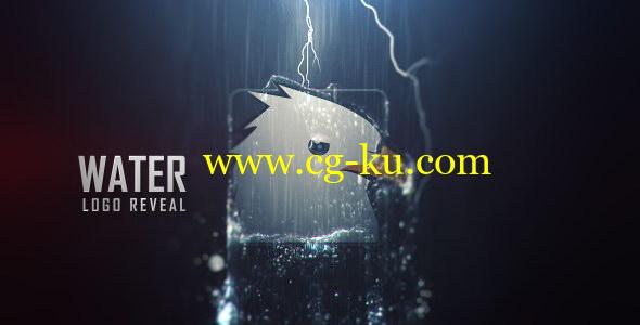 AE模板：液体流体水花 LOGO 标志展示 Water Logo Reveal的图片1