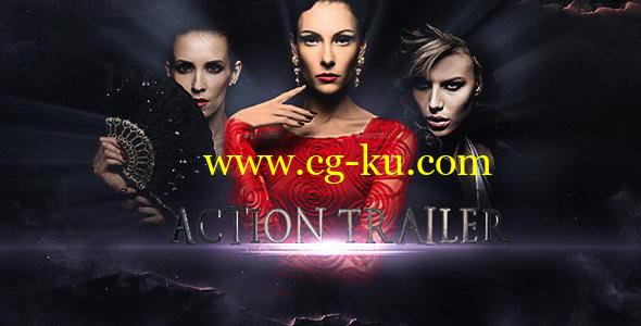 AE模板：震撼史诗火星粒子影视片头 Action Trailer的图片1