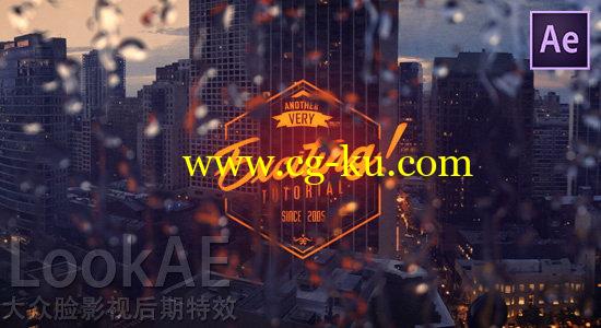 AK教程：在AE中制作玻璃水珠滑落动画特效  Realistic Rain Drop FX Tutorial的图片1