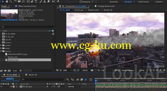 AE教程：VFX视觉特效合成教程 After Effects CC 2017: VFX Essential Training的图片1