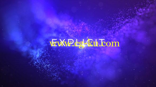 AE模板：漂亮精美抽象粒子线条背景文字标题动画展示 Explicit – Unique Titles的图片1