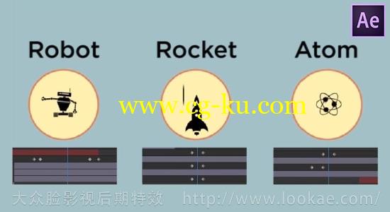 AE教程：MG图形动画学习基础教程 Pluralsight – After Effects CC Creating Your First Animation的图片1