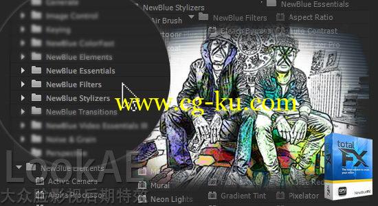 Ae/Pr 视觉特效+转场插件包 NewBlueFX TotalFX 5.0 build 170317 CE的图片1