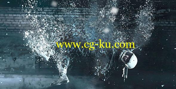 AE模板：图层粒子消散破碎特效动画 Motion Particles – Photo Toolkit的图片1