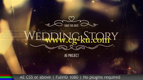 AE模板：浪漫爱情婚礼图文展示包装动画 Wedding Pack的图片1