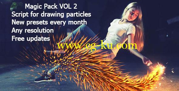 AE预设+模板：第二季 30种Particular魔法粒子特效包 Particular Presets – Magic Pack II的图片1