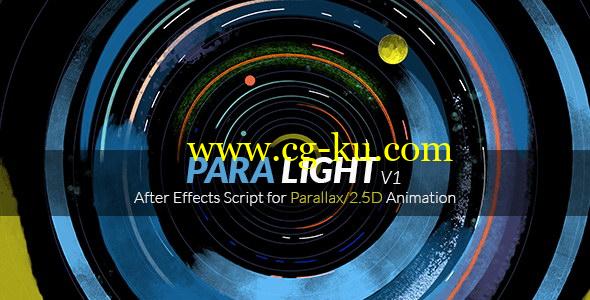AE脚本：分层图像视觉差三维摄像机景深动画ParaLight Parallax/2.5D Animation + 使用教程的图片1