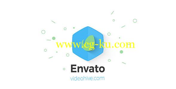 AE模板：MG弹跳小元素迷你LOGO片头动画 Clean Minimal Logo的图片1