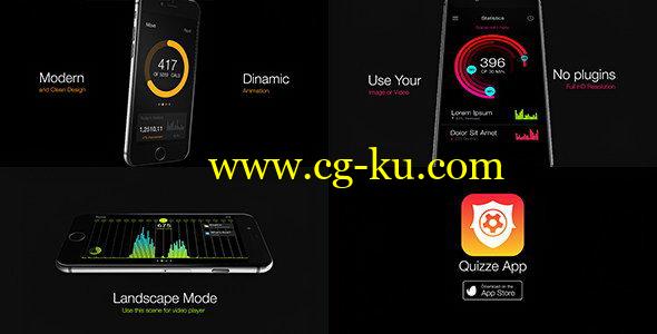 AE模板：手机APP界面三维展示宣传动画 iPromo – App Presentation的图片1