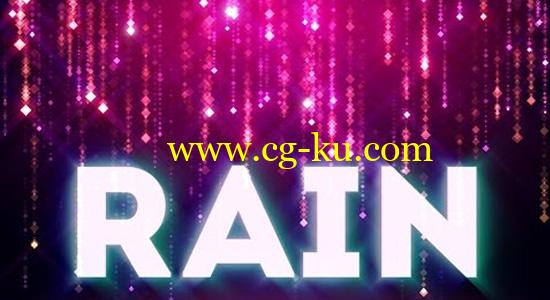 AE教程：使用 Particular 插件制作时尚缤纷华丽闪耀粒子雨特效动画的图片1
