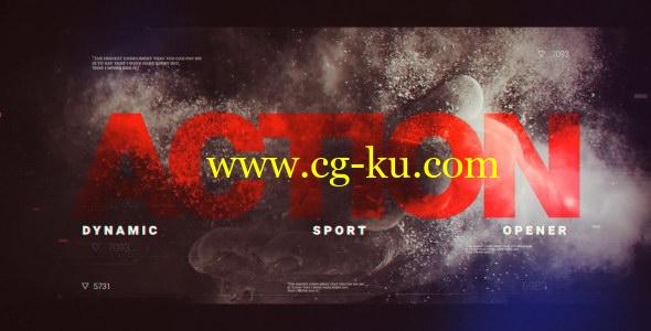 AE模板：科技感极限运动片头 Dynamic Sport Opener的图片1