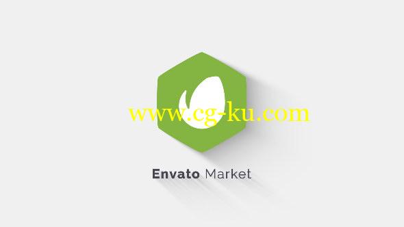 AE模板：简洁LOGO标志动画片头 Short Clean Logo的图片1