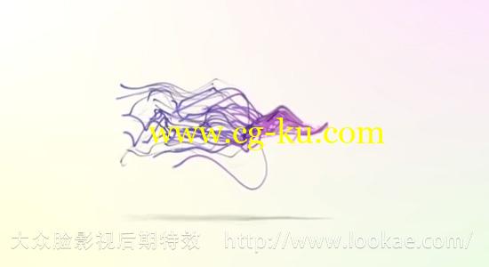AE教程：使用 Particular 粒子插件制作抽象线条动画特效的图片1
