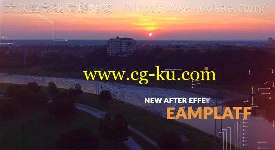 AE模板：动感科技风幻灯片切换效果展示 Urban Dynamic Slideshow的图片1