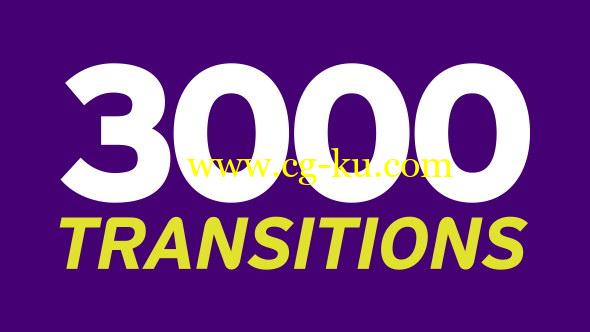 视频素材：3000个多类型遮罩蒙板转场过渡动画 Transition Mattes Mega Pack的图片1