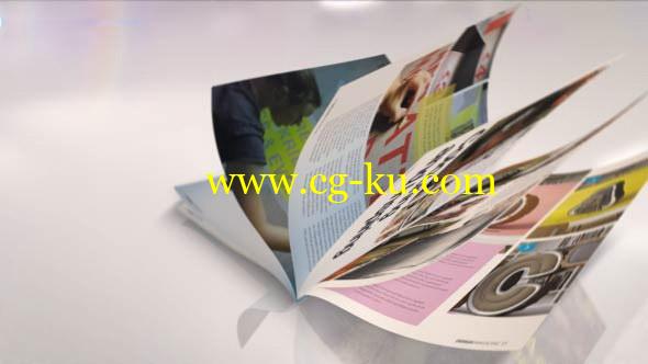 AE模板：杂志书籍翻页图文介绍展示 Magazine Promotion的图片1