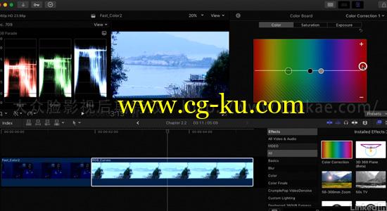 FCPX高级调色教程 Lynda – Final Cut Pro X Guru: Color Correction (2017)的图片1