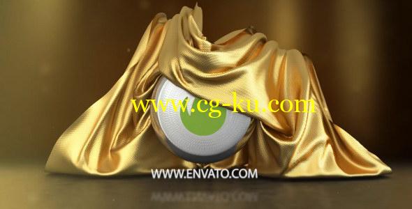 AE模板：幕布掀开LOGO标志展示片头 Unveiling Logo的图片1