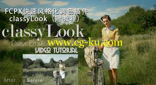 Final Cut Pro X  快速风格化调色插件 classyLook（附教程）的图片1
