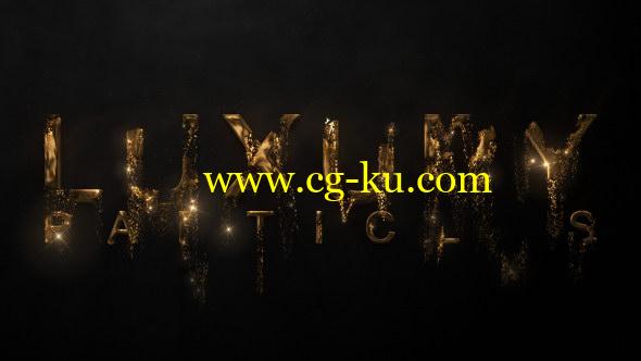 AE模板：华丽闪耀粒子汇聚LOGO标志片头 Luxury Particle Logo的图片1