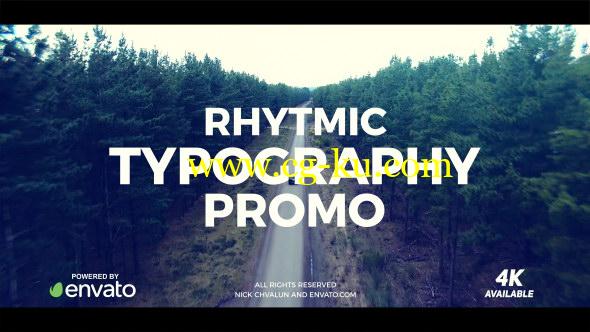 AE模板：动感快闪文字标题排版动画展示 Typography Promo的图片1