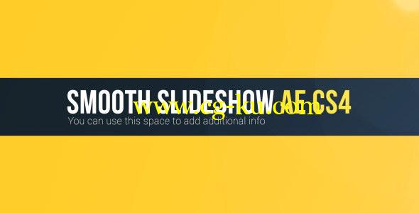 AE模板：现代时尚图形切换图文展示包装 Smooth slideshow的图片1