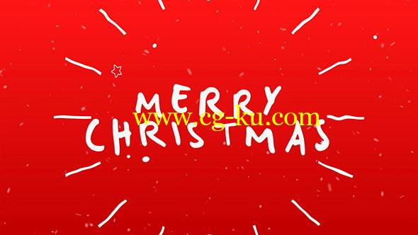 AE模板：圣诞节日快乐片头 Christmas的图片1