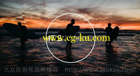 Premiere模板：视觉动画图文展示片头 Parallax Slideshow Opener的图片1