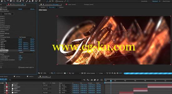 AE教程：使用 Element 3D 插件制作晶莹光滑的立体文字标题的图片1